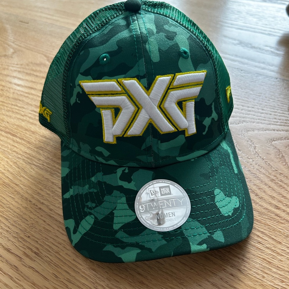 PXG Women’s Camo Hat with Yellow Logo